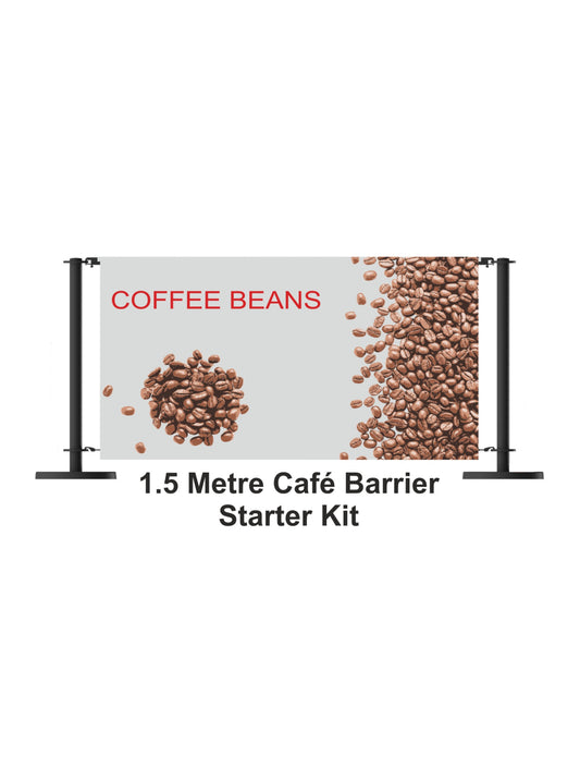 1,5 méteres kávézó -gát kezdőkészlet