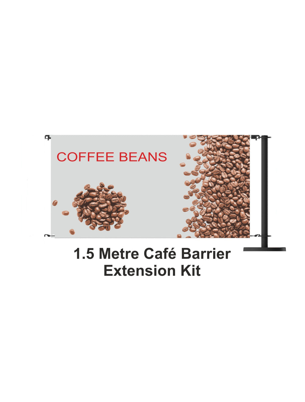 1,5 metrin Cafe Barrier Extension Kit