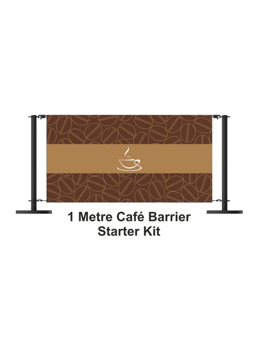 1 meter Cafe Barrier startsett