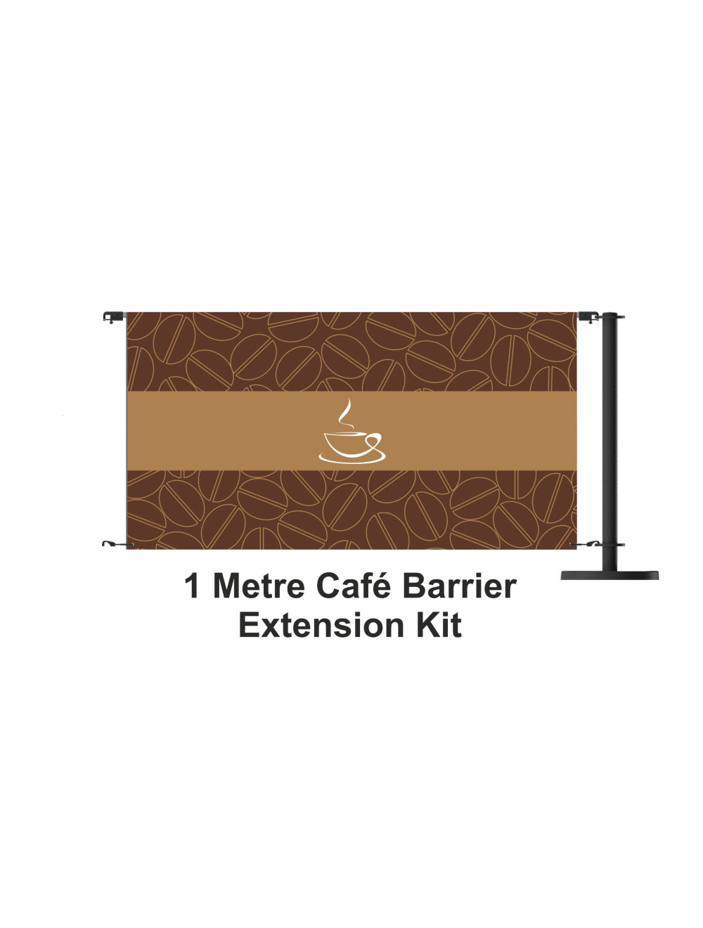 Komplet za proširenje barijera za kafiće od 1 metra
