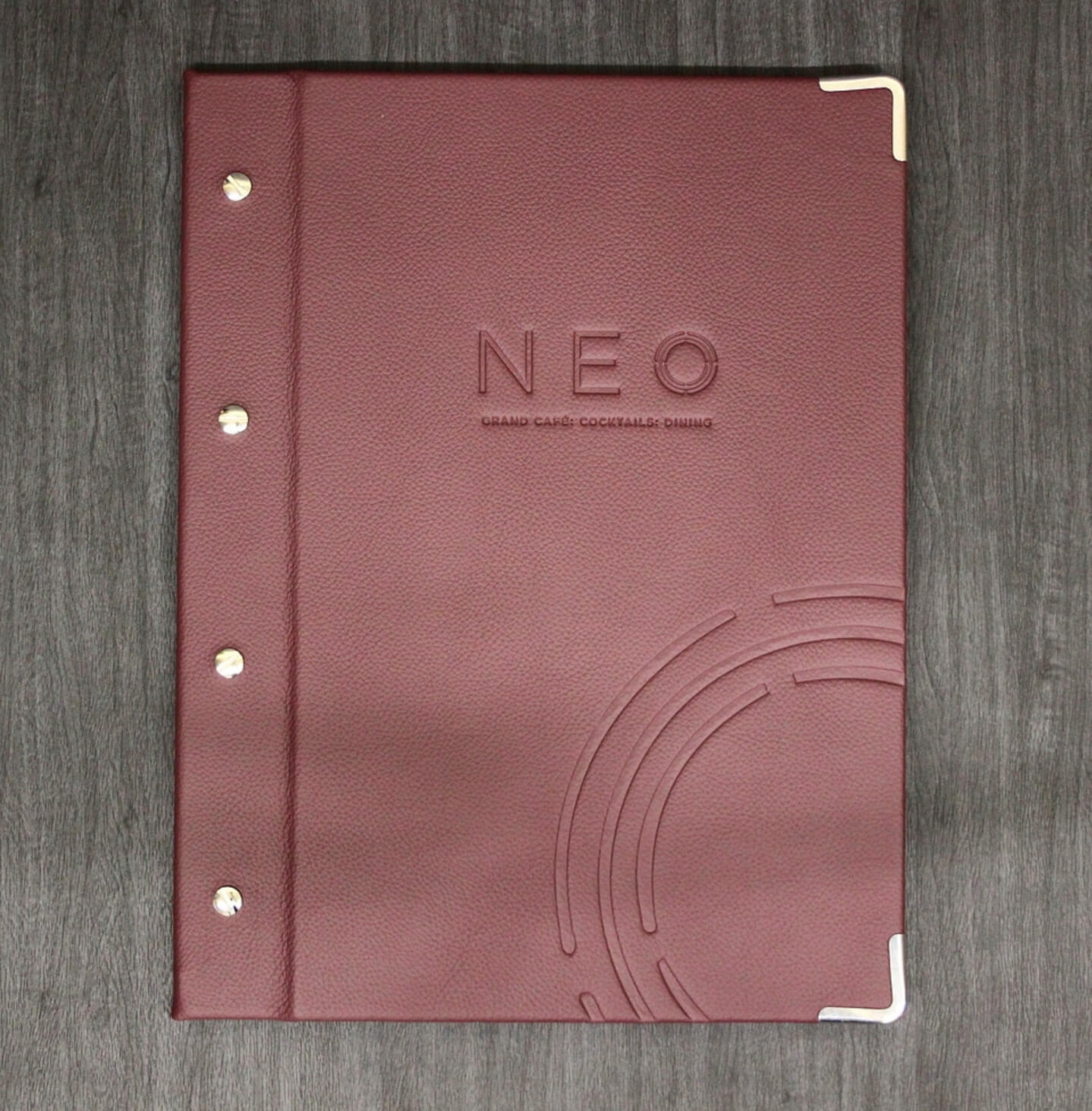Brussels Full leather Menu Covers
